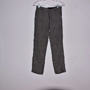 Polo By Ralph Lauren Black & White Checkered Pants Size 0
